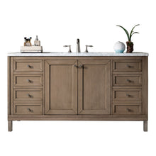 James Martin Vanities Chicago 60" Single Vanity - 305-V60S-WWW-3AF