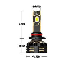Auxbeam 9005+9006 LED Headlight Bulbs 240W 40000LM GX-ULTRA Series 6500K Cool White | 4 Bulbs - GP00010784