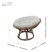New Pacific Direct Geonna Papasan Accent Chair -  9100001-CB
