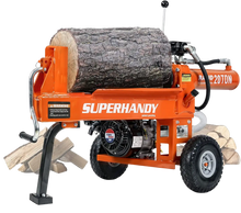 Super Handy GCAO023 Log Splitter 20-Ton Horizontal Portable Gas 7HP Engine New Canada Only - GCAO023