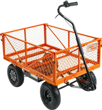 Super Handy GUO108 Electric Garden Cart Convertible Flatbed Utility Wagon 440 Lbs Load Capacity 5.7 Cu Ft New - GUO108