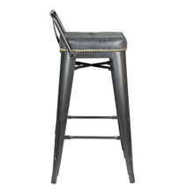 New Pacific Direct Metropolis PU Leather Low Back Counter Stool, (Set of 4) -  9300032-240