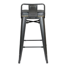 New Pacific Direct Metropolis PU Leather Low Back Counter Stool, (Set of 4) -  9300032-240