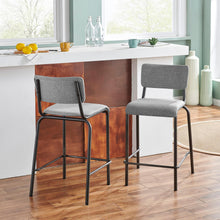New Pacific Direct Lehman Fabric Counter Stool, (Set of 4) -  9300099-530