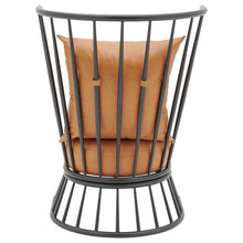 New Pacific Direct Jupiter KD PU Metal Accent Chair  - 9300119-309