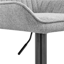 New Pacific Direct Luther Fabric Gaslift Swivel Bar Stool, (Set of 2)  - 9300122-529