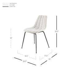 New Pacific Direct Robert Fabric Dining Side Chair, (Set of 4) 9300157-589 - 9300157-589