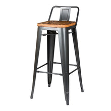 New Pacific Direct Metropolis Low Back Bar Stool, (Set of 4) 938537-GM - 938537-GM