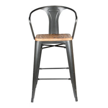 New Pacific Direct Metropolis Metal Counter Stool, (Set of 4)  - 938541-GM