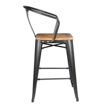 New Pacific Direct Metropolis Metal Counter Stool, (Set of 4)  - 938541-GM