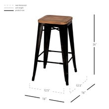 New Pacific Direct Metropolis Backless Counter Stool, (Set of 4) 938627-B - 938627-B
