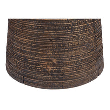 New Pacific Direct Millen Reclaimed Teak Wood Side/ End Table w/ Steel Tray Top 9600038 - 9600038