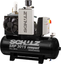 Schulz SRP-3025 Compact Air Compressor 25 HP 80 gal. 208-230V 3-Phase Horizontal - 970.2840-S