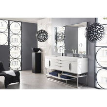 James Martin Vanities Columbia 72" Double Vanity - 388-V72D-AGR-MB-DGG