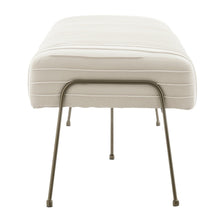 New Pacific Direct Merritt Pleated Velvet Fabric Bench 9900030-332