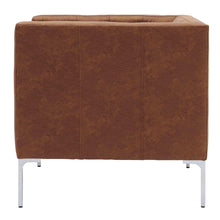 New Pacific Direct Johnson PU Leather Tufted Accent Chair -  9900072-413