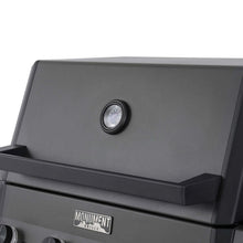 Monument Grills Eminence 425 Series | 4 Burner Fortified Propane Gas Grill in Silky Matte Black - E425