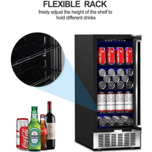BODEGA AAOBOSI Beverage Refrigerator 15 Inch 94 Cans Built-in Beverage Cooler -  JC-85C