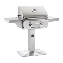 American Outdoor Grill Natural Gas 24-Inch L-Series 2-Burner Grill on Pedestal - 24NPL-00SP