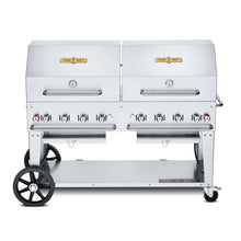 Crown Verity60" Mobile BBQ Grill with Roll Dome Package - Natural Gas -  CV-MCB-60RDP-NG