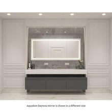 Aquadom Daytona 60" x 36" Rectangle Ultra-Slim Frame LED Lighted Bathroom Mirror With Defogger