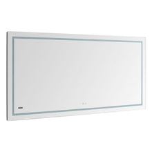 Aquadom Daytona 60" x 36" Rectangle Ultra-Slim Frame LED Lighted Bathroom Mirror With Defogger
