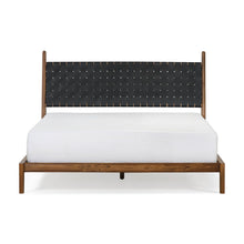 Union Home Cove King Bed - Black Leather -  BDM00061