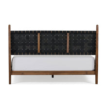 Union Home Cove King Bed - Black Leather -  BDM00061