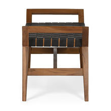 Union Home Cove Bench - Black Leather -  BDM00070