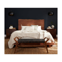 Union Home Cove Bench - Black Leather -  BDM00070
