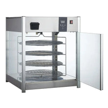 BakeMax 25-1/2" Titan Series Pizza Warmer Display Case, Countertop, 1700 watts - BMPW418