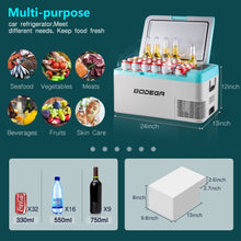 BODEGAcooler 20qt/18L Portable Car Fridge/Freezer K18 Bule - K18-blue-1