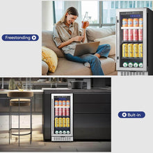 BODEGA Beverage Refrigerator Cooler 15 inch 100 Cans