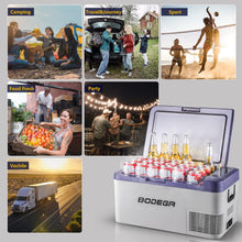 BODEGAcooler 20 Quart/18L K18 Portable Car Fridge/Freezer - Dark Blue - K18-Dark Bule-1