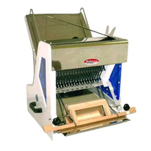 BakeMax  30" Gravity Feed Bread Slicer, Countertop, 15" Max Loaf Length, 110/60/1 - BMGF001-2
