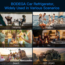 BODEGAcooler Large Portable Fridge 100qt/95L Dual Zone TWW95