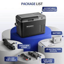 BODEGAcooler Mini 12V Portable Freezer  10Qt/9L with Battery - J9