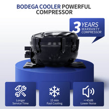 BODEGAcooler Mini 12V Portable Freezer  10Qt/9L with Battery - J9