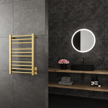 Paris Mirror Cronos Wall Mounted Electric Towel Warmer in Gold - CRONGLD10