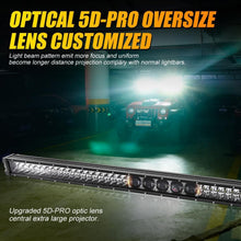Auxbeam 7" LED Halo Headlights + 4" Inch LED Fog Lights with DRL + 5D-PRO 52" Straight LED Light Bar + Windshield Mounting Brackets + 18W Flood Beam Pod Lights Set for for Jeep Wrangler JK - GP00007761