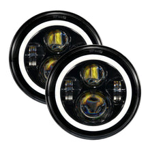 Auxbeam 7" LED Halo Headlights + 4" Inch LED Fog Lights with DRL + 5D-PRO 52" Straight LED Light Bar + Windshield Mounting Brackets + 18W Flood Beam Pod Lights Set for for Jeep Wrangler JK - GP00007761
