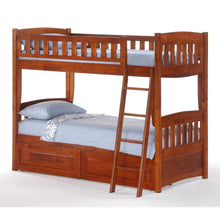 Night and Day Furniture Spices Cinnamon Twin/Twin Bunk Bed - CIN-PBH-COM-CH