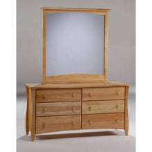 Night and Day Furniture Clove 6 Drawer Dresser w/Mirror - CD-CLOF-6A-CH