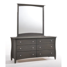 Night and Day Furniture Clove 6 Drawer Dresser w/Mirror - CD-CLOF-6A-CH