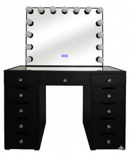 DoCareLife April Mirrored Vanity Black Set - DCL-LT002100W-KIT