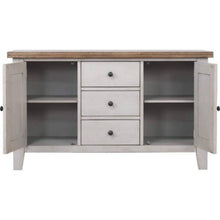 Sunset Trading Country Grove Buffet | Distressed Gray and Brown Wood -   DLU-CG-BUF-GO