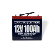 Dakota Lithium 12v 100Ah Deep Cycle LiFePO4 Battery with CAN Bus