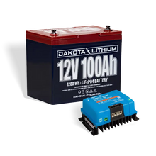 Dakota Lithium 12v 100Ah Battery Plus Victron Orion Smart DC-DC charger