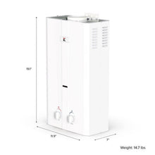 Eccotemp L10 3.0 GPM Portable Outdoor Tankless Water Heater with EccoFlo Diaphragm 12V Pump, Strainer and Shower Set - L10-PSSET