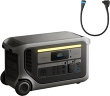Anker SOLIX F3000 Portable Power Station 3072Wh 3600W with 120V Input Adapter New - B1782111